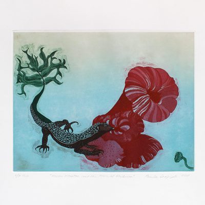 Macho Monitor and the Parasol Mushroom - sample 2