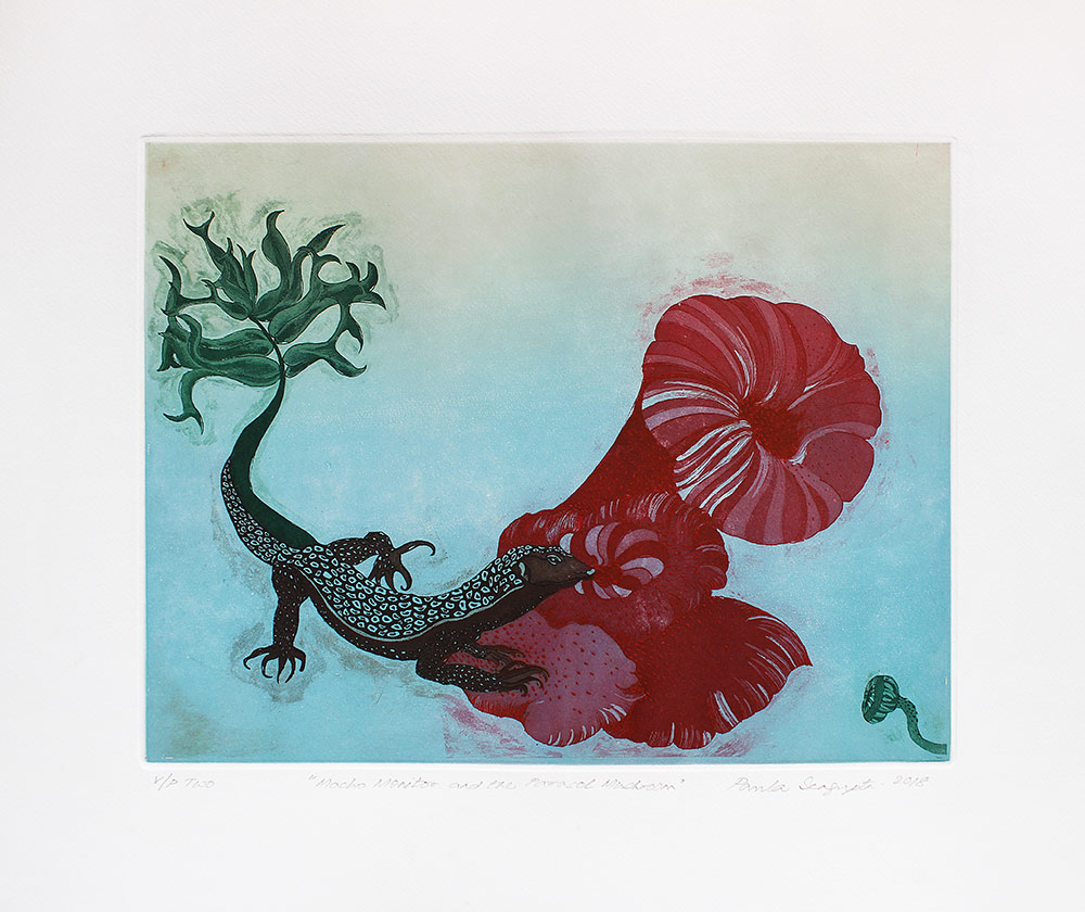 Macho Monitor and the Parasol Mushroom - sample 2