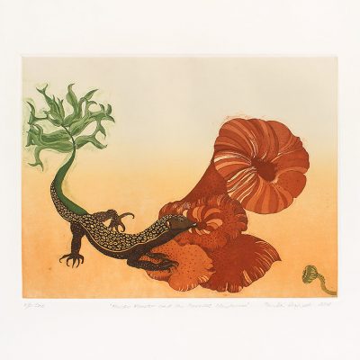 Macho Monitor and the Parasol Mushroom - sample 1