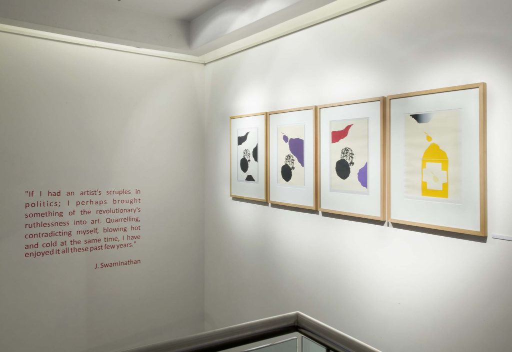 J Swaminathan Exhibition Installation