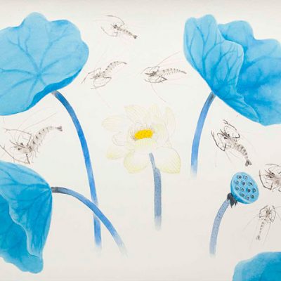 Shrimps Swimming in Lotus Pool-Suddhasattwa-Basu