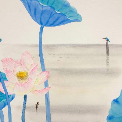 A Lone Kingfisher II-Suddhasattwa-Basu