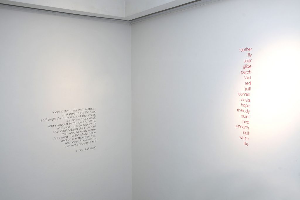 installation of show by Manisha Gera Baswani