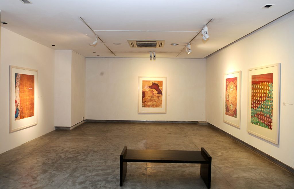 installation of show by Manisha Gera Baswani