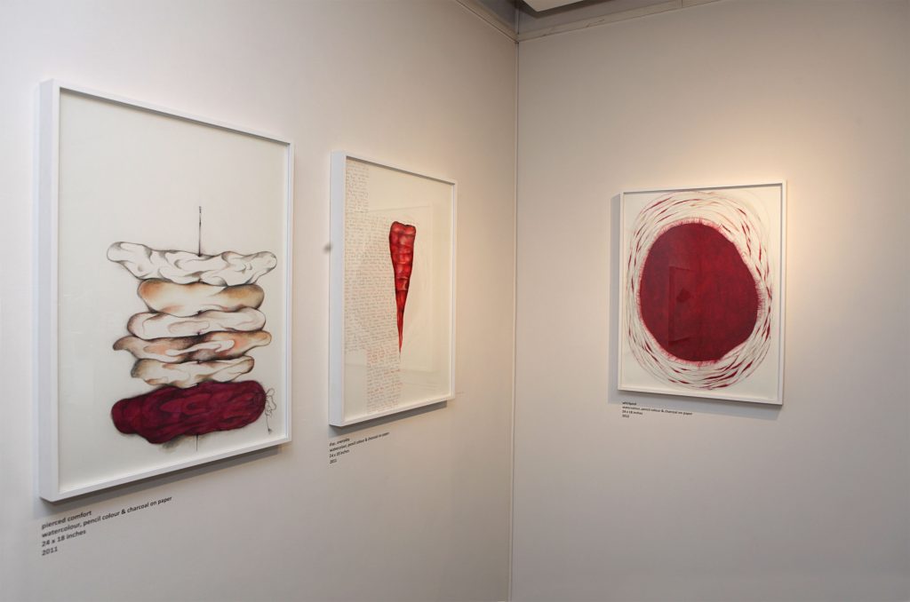 installation of show by Manisha Gera Baswani