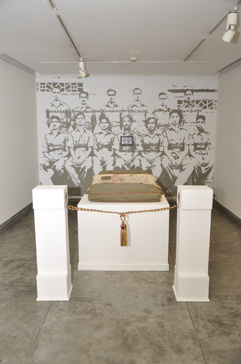 Installation of show by Paula Sengupta