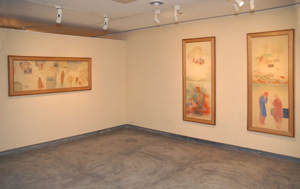 Installation-shoot-of-show-Nilima-Sheikh-3