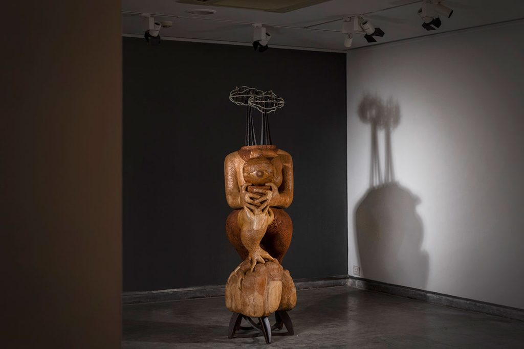 Installation shoots of Rooted Spine by Karl Antao