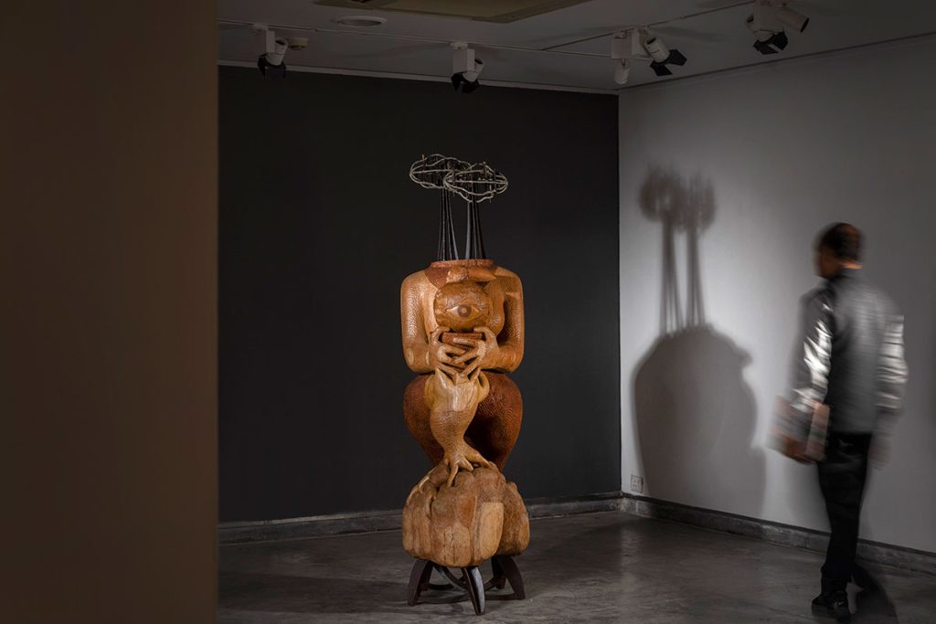 Installation shoots of Rooted Spine by Karl Antao