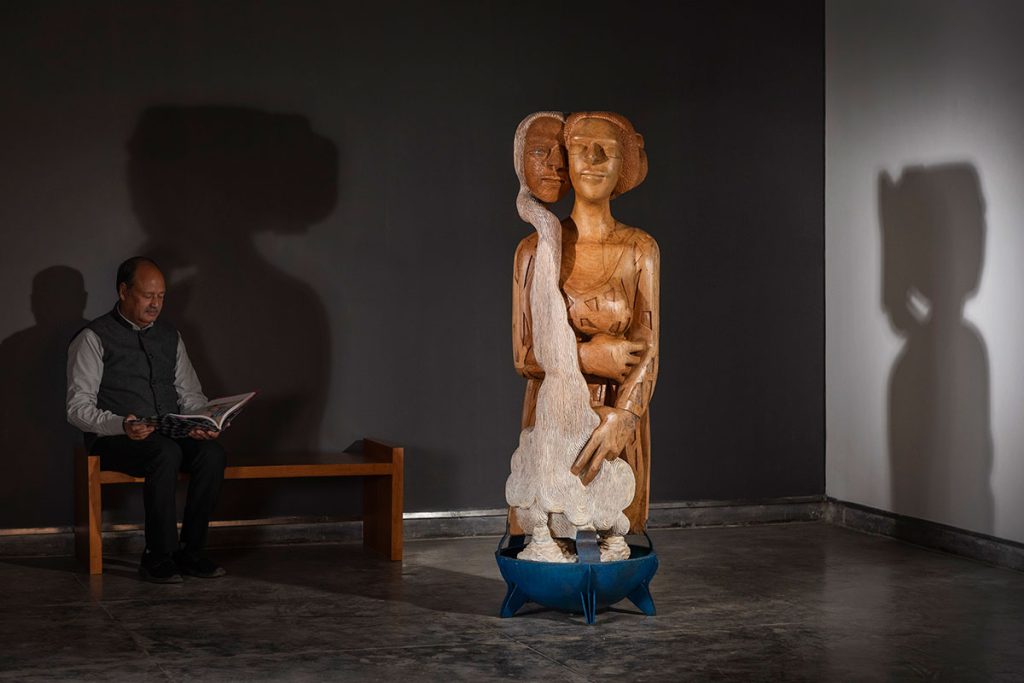 Installation shoots of Rooted Spine by Karl Antao