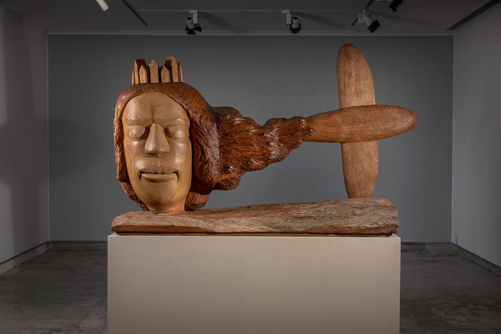 Installation shoots of Rooted Spine by Karl Antao