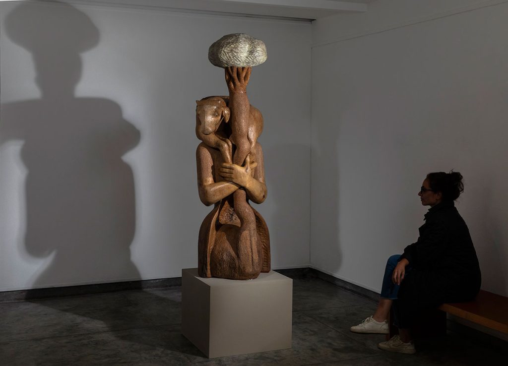 Installation shoots of Rooted Spine by Karl Antao