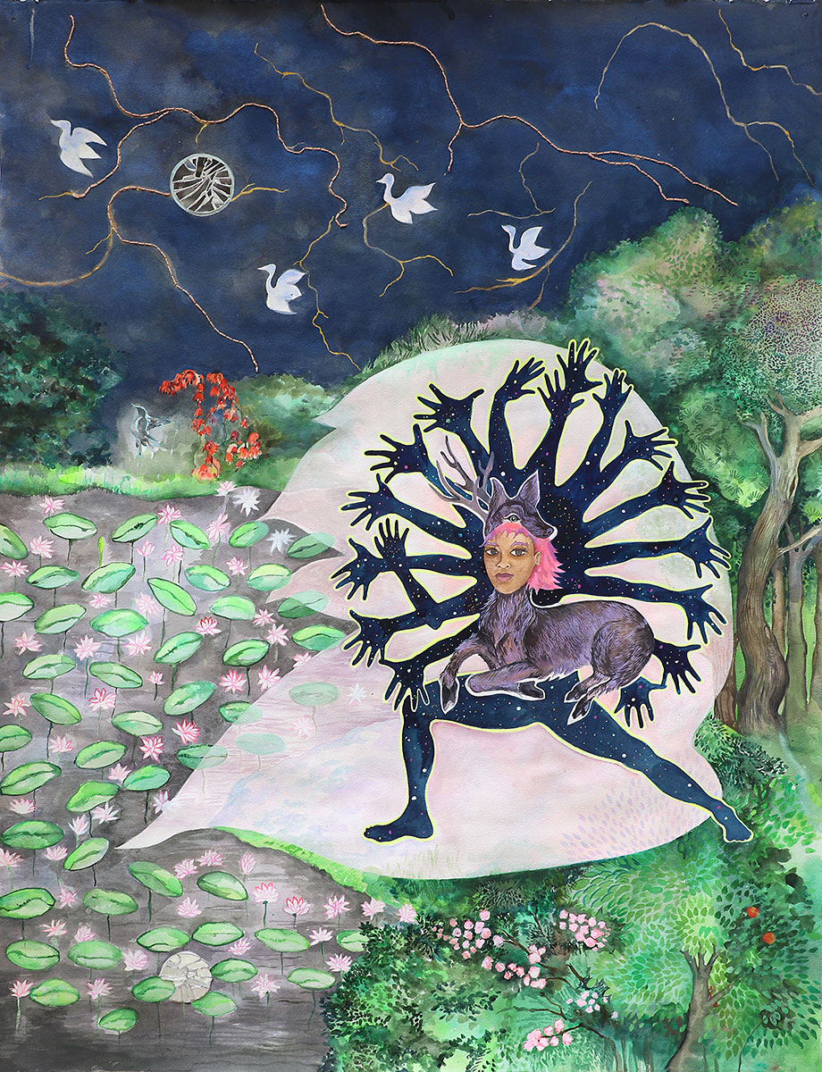 deer-protection-pose-Chitra-Ganesh