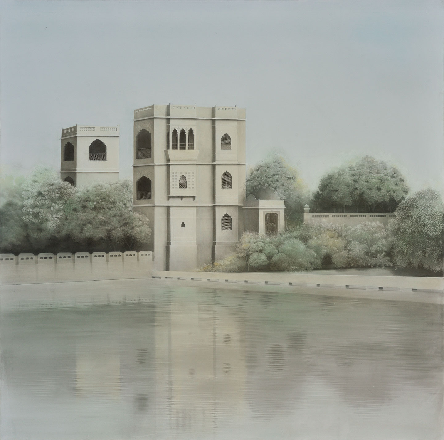 memory-of-a-school-beside-the-lake-Dilip-Chobisa