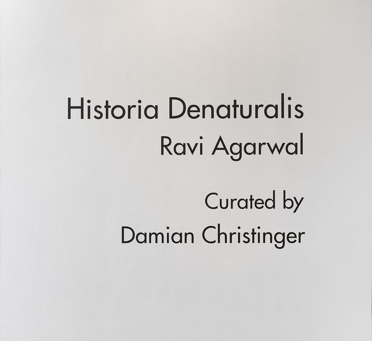 Installation shoots of Ravi Agarwal Show 2026