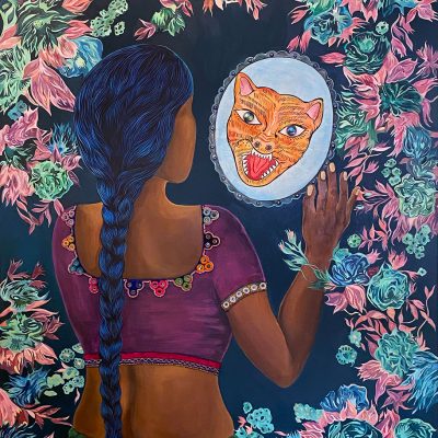 The-tiger-in-her-mirror-Chitra