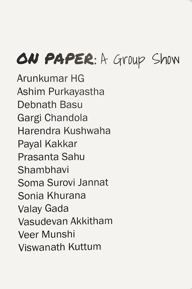 On paper show installation shoots