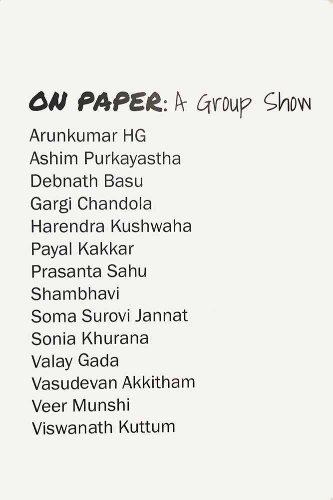 On paper show installation shoots