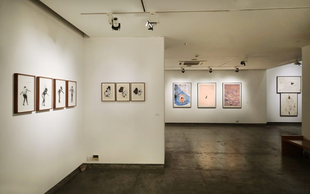 On paper show installation shoots