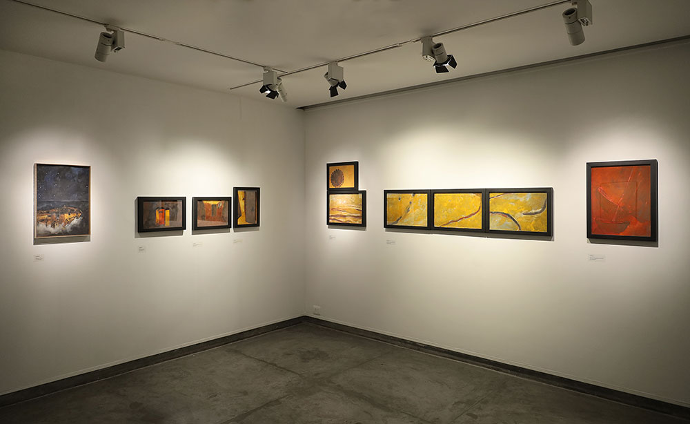On paper show installation shoots